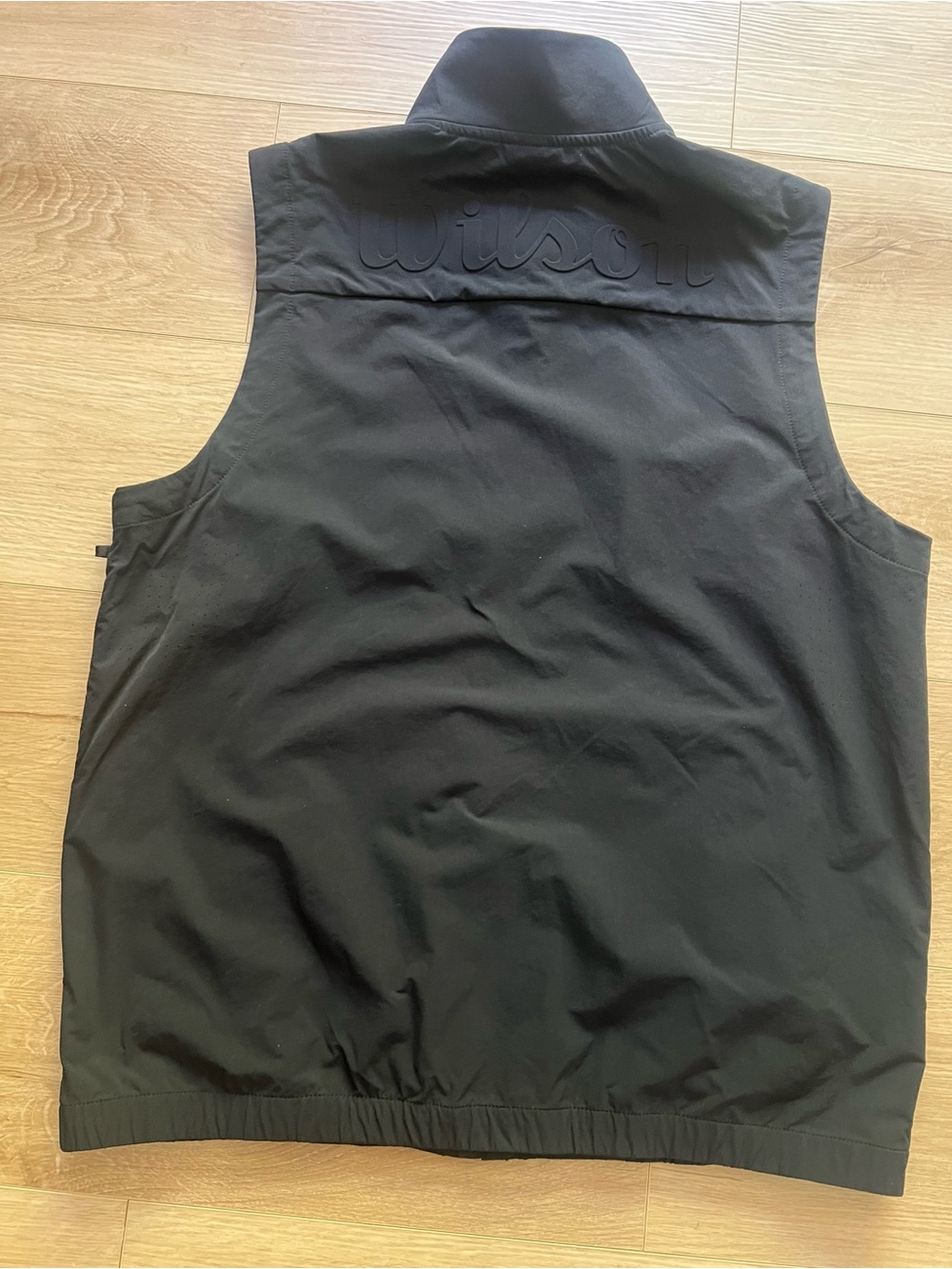 Wilson Men's Black Athletic Zip Vest - Picture 2 of 4